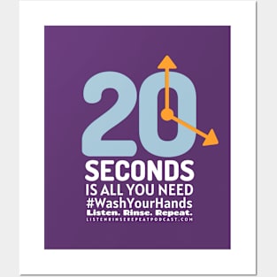 20 Seconds #WashYourHands Posters and Art